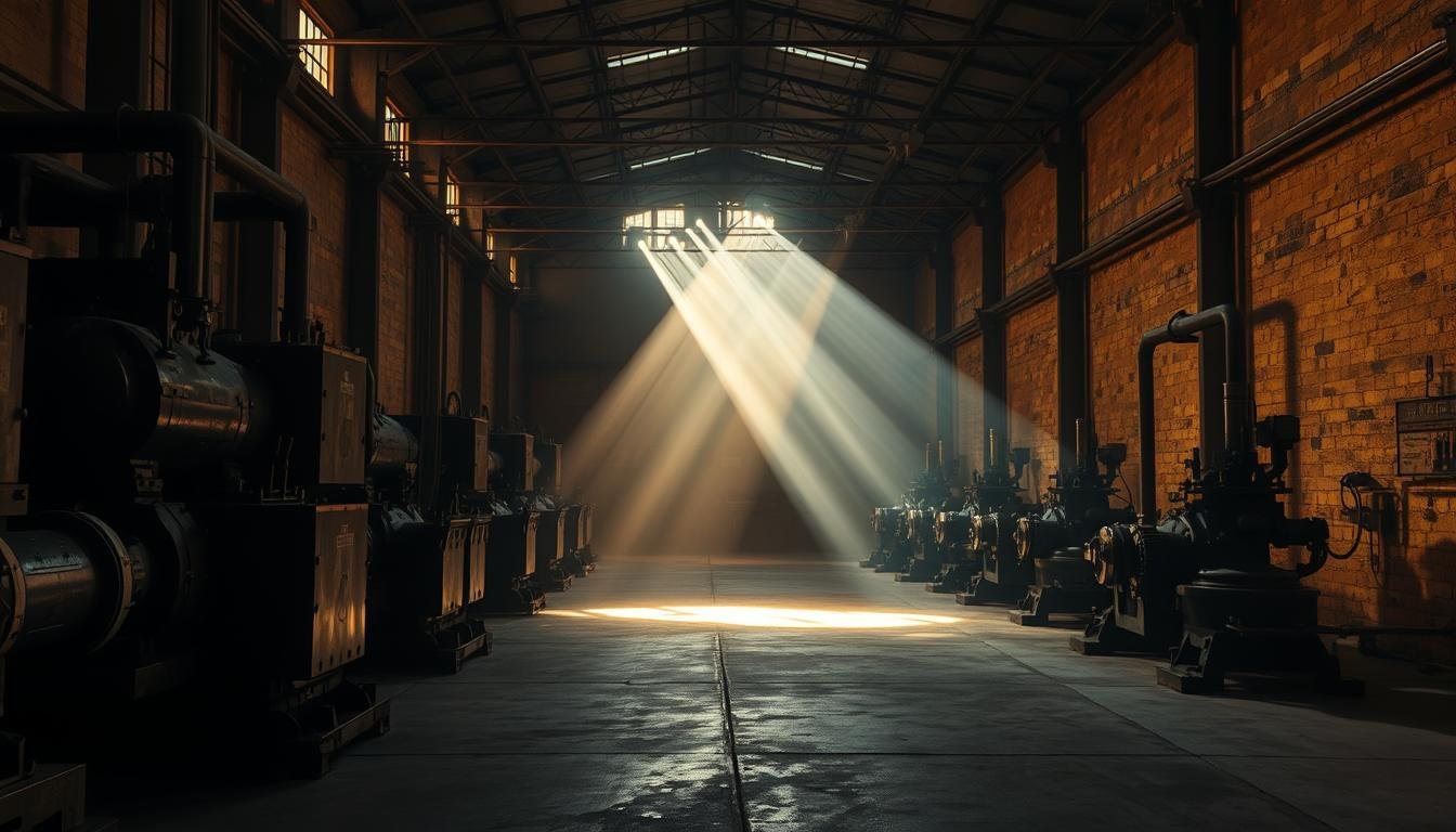 iluminação industrial