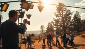 técnicas de iluminação para filmagens externas
