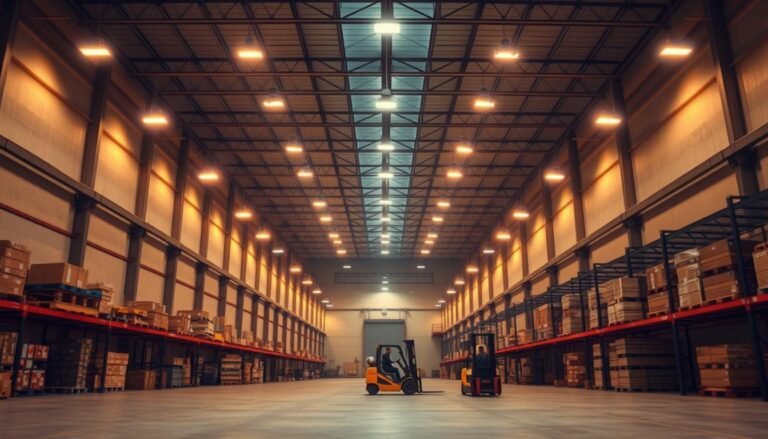 Iluminação industrial correta