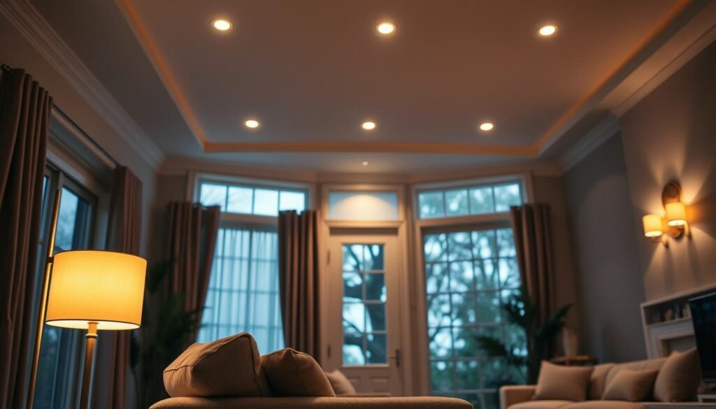 aplicações residenciais iluminação