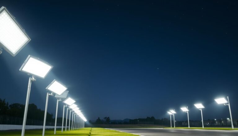 holofotes LED para áreas externas